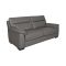 Casa Foster 2.5 Seater Leather Sofa, Elephant