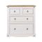 Casa Connor 2+2 Drawer Chest, White