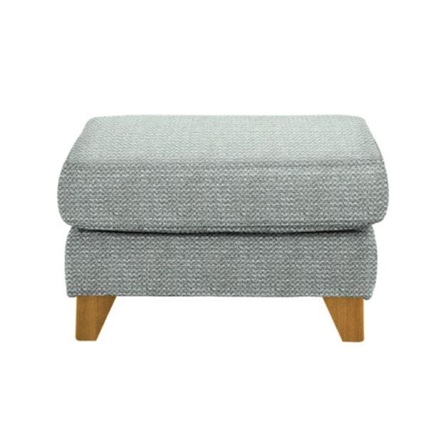 G Plan Riley Fabric Footstool, Sahara Slate