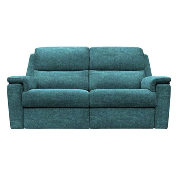 G Plan Harper 3 Seater Fabric Power Recliner Sofa, Mamas Ocean