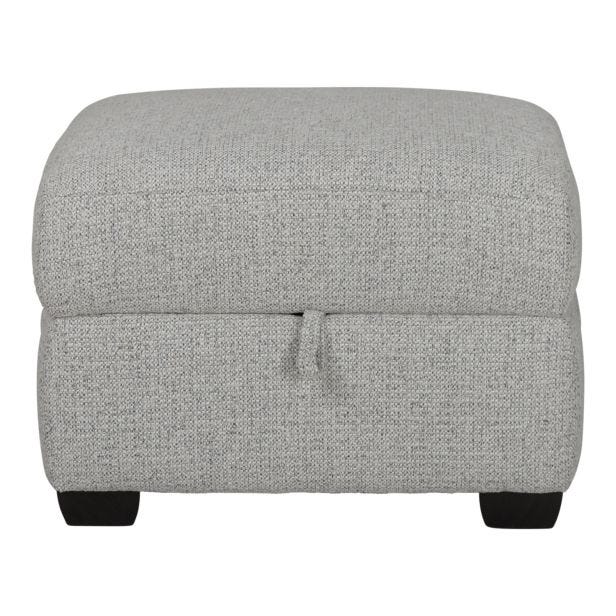 Casa Cara Fabric Storage Footstool, Milan Oyster 