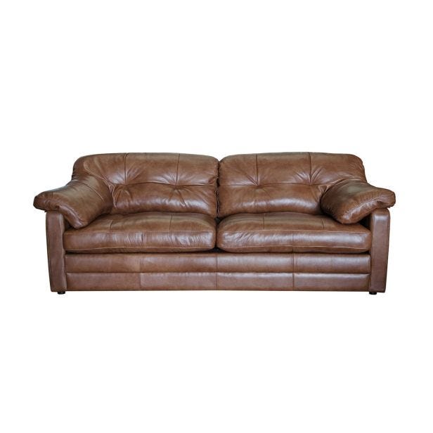 Alexander & James Bailey 3 Seater Leather Sofa
