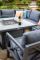 Hartman Sorrento Garden Corner Firepit Set, Grey