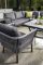 Hartman Dubai Garden Square Casual Corner Set, Slate Grey