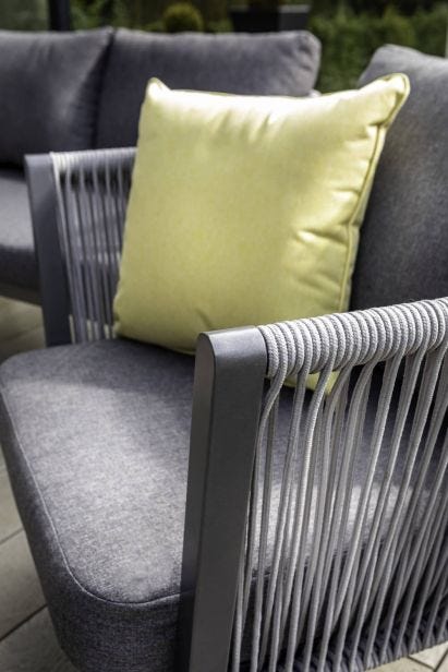 Hartman Dubai Garden Square Casual Corner Set, Slate Grey